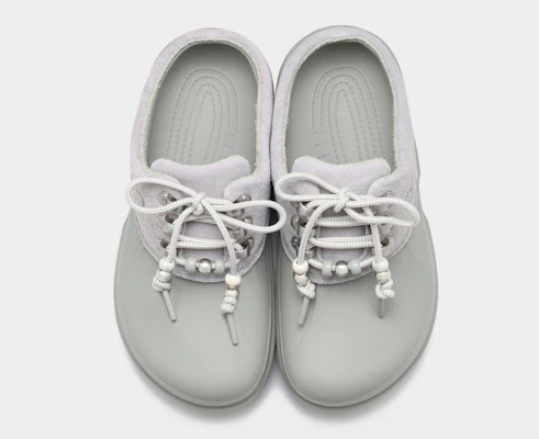 (Women) Crocs Axle Suede Mule 'Elephant' 214137-1LM Purchase (Women) Crocs Axle Suede Mule 'Elephant' 214137-1LM
