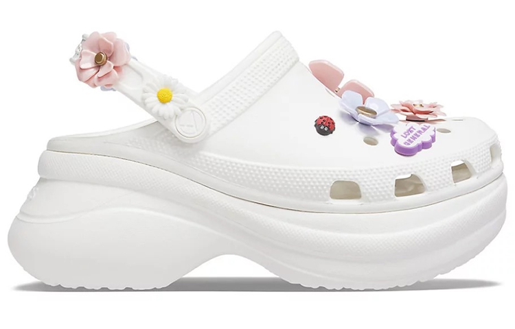 Order Crocs Bae 復古百搭 戶外洞洞拖鞋 女款 白色