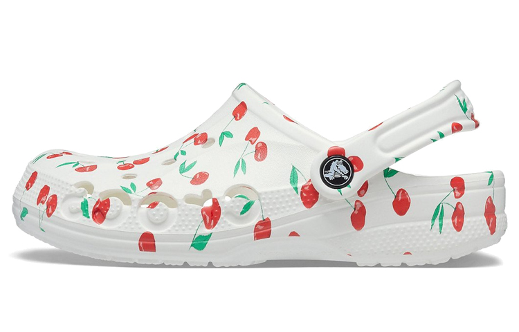 (Women) Crocs Baya Clog 'Cherry Pattern White' 206230-1F6