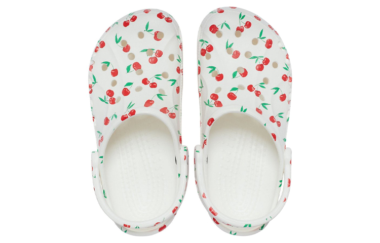 Purchase (Women) Crocs Baya Clog 'Cherry Pattern White' 206230-1F6