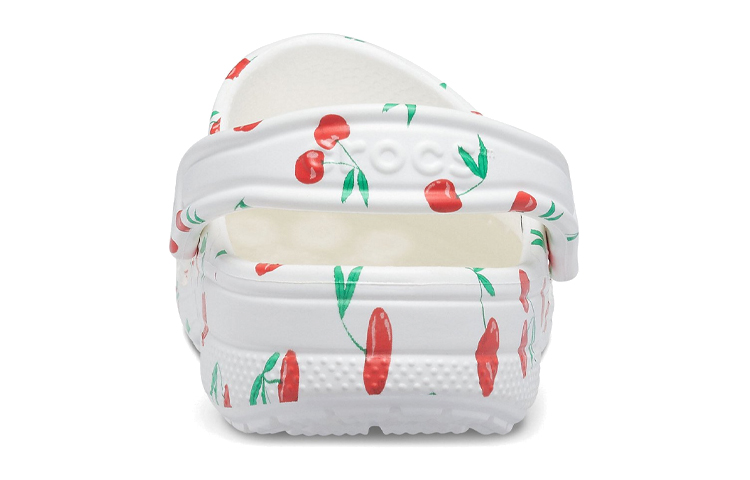 Details for (Women) Crocs Baya Clog 'Cherry Pattern White' 206230-1F6