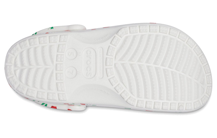 Sizing (Women) Crocs Baya Clog 'Cherry Pattern White' 206230-1F6