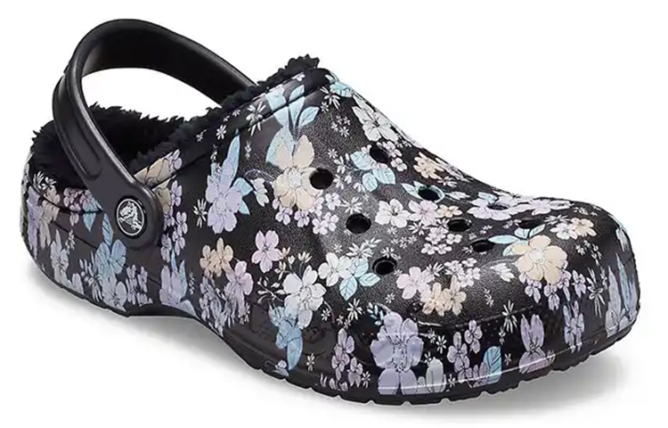 Shop (Women) Crocs Baya Lined Clogs 'Black White' 205975-0CV