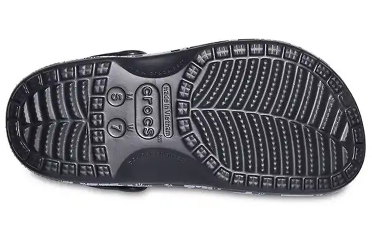 Details for (Women) Crocs Baya Lined Clogs 'Black White' 205975-0CV