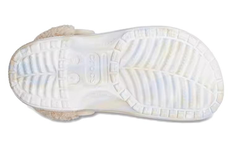 Lookbook (W) 크록스 바야 퍼 스트랩 마블 클로그 (화이트 멀티) 209241