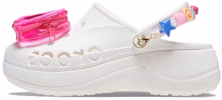 (Women) Crocs Baya Midsummer Platform Clogs 'White Pink' 210091-1LI (Women) Crocs Baya Midsummer Platform Clogs 'White Pink' 210091-1LI