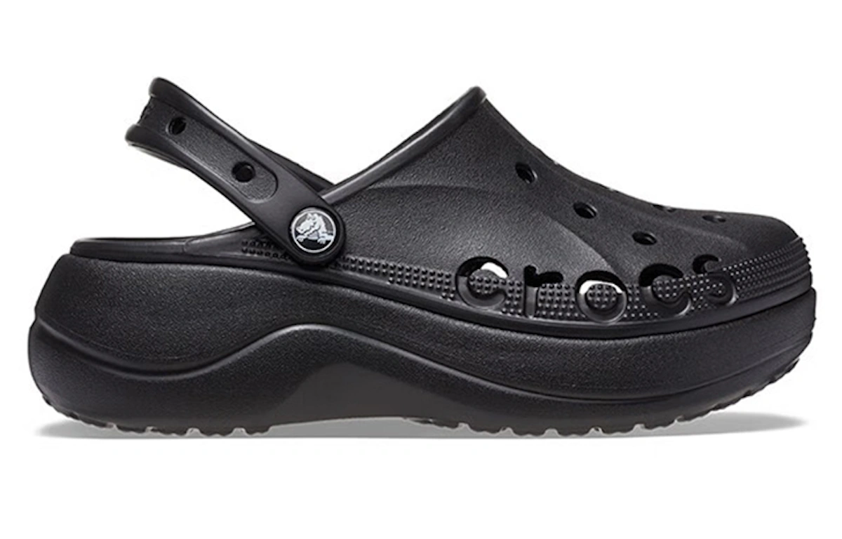 (Women) Crocs Baya Platform Clogs 'Black'