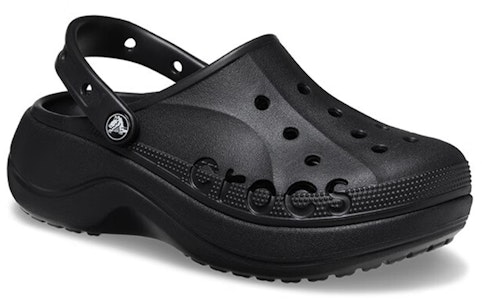 Crocs卡駱馳 Baya 厚底拖鞋 防滑耐磨 沙灘涼鞋 女款 黑 Lookbook Crocs卡駱馳 Baya 厚底拖鞋 防滑耐磨 沙灘涼鞋 女款 黑