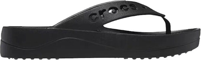 (Women) Crocs Baya Platform Cut Out Detail Flip Flops 'Black' 208395-001 (Women) Crocs Baya Platform Cut Out Detail Flip Flops 'Black' 208395-001