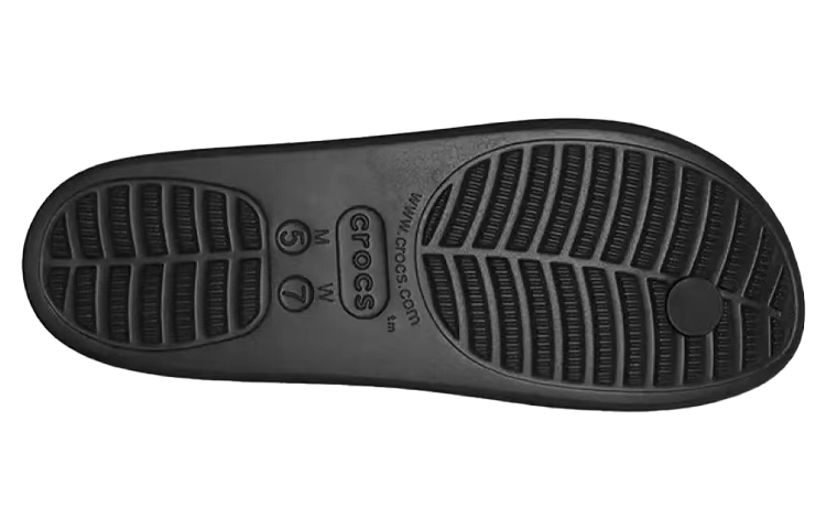 Purchase (W) Crocs Baya 厚底割孔細節人字拖鞋 ''黑色'' 208395-001