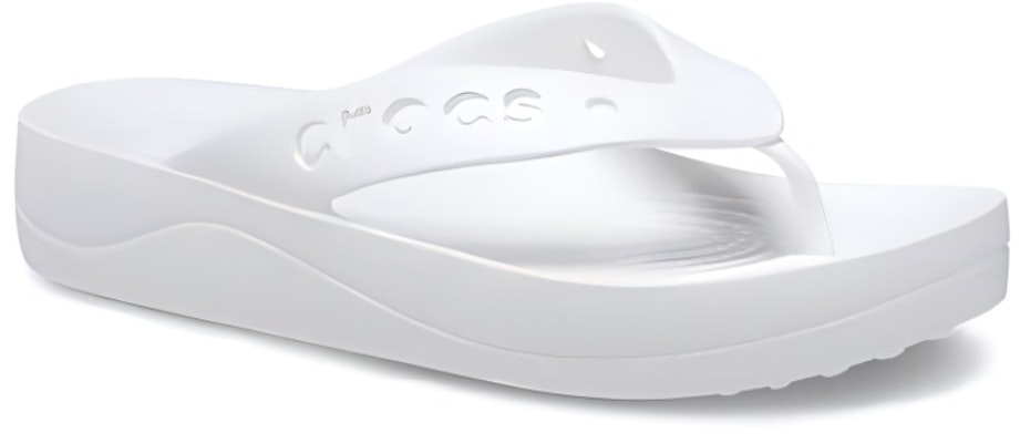 (Women) Crocs Baya Platform Flip-Flops 'White' 208395-100 Lookbook (Women) Crocs Baya Platform Flip-Flops 'White' 208395-100