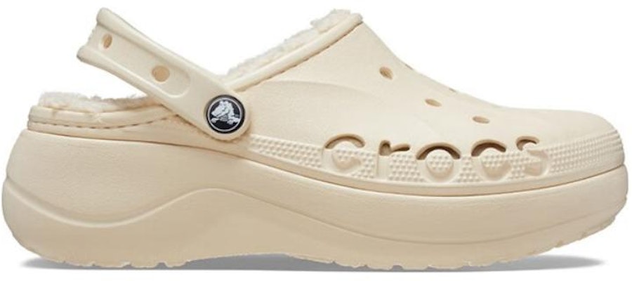 (W) Crocs Baya 米色加绒厚底拖鞋 208708-11S Order (W) Crocs Baya 米色加绒厚底拖鞋 208708-11S