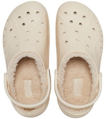 (W) Crocs Baya 米色加绒厚底拖鞋 208708-11S Lookbook (W) Crocs Baya 米色加绒厚底拖鞋 208708-11S