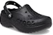 (W) Crocs Baya Platform Lined Clog Sandal 'Hitam' キasut Sandal Bertumit Selesa 208708-001