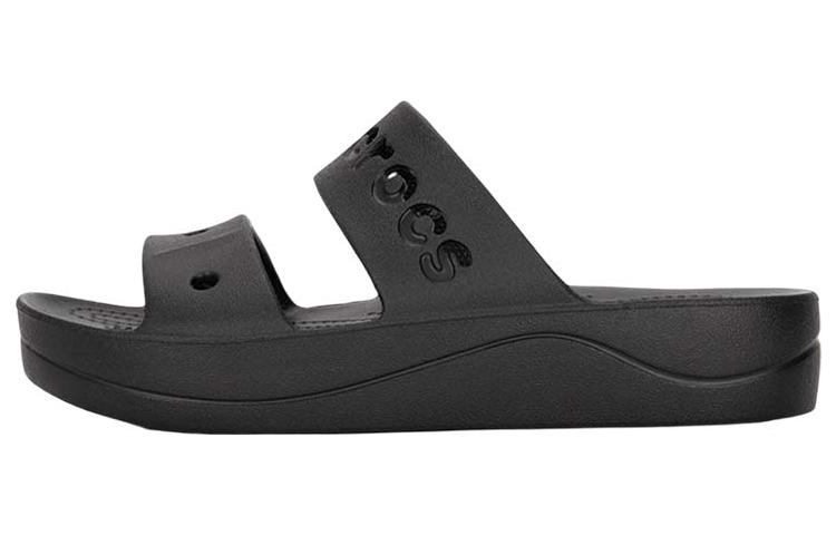 (Women) Crocs Baya Platform Sandals 'Core Black' 208188