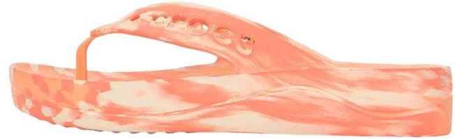 (Women) Crocs Baya Platform Thongs 'Orange' 208462-83F (Women) Crocs Baya Platform Thongs 'Orange' 208462-83F
