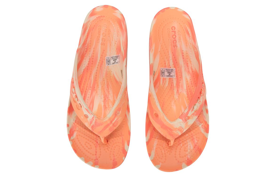 Lookbook (Women) Crocs Baya Platform Thongs 'Orange' 208462-83F