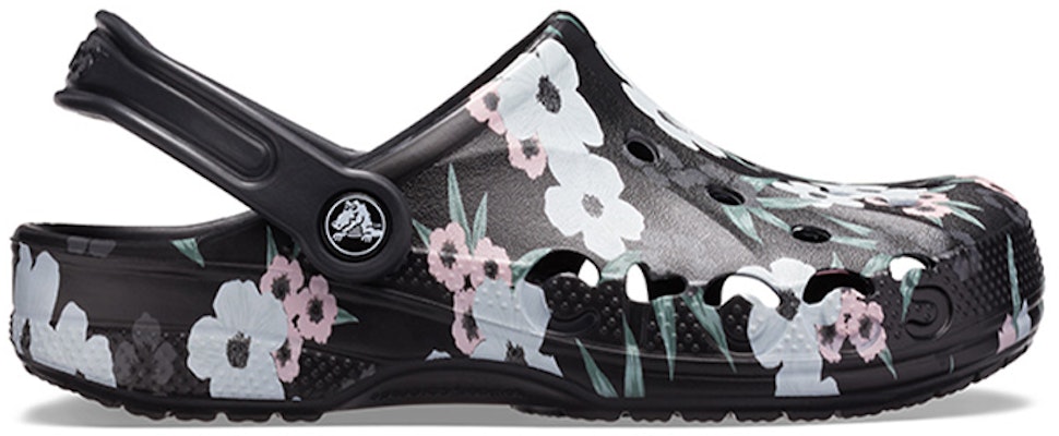 (Women) Crocs Baya Printed Clogs 'Tropical Floral Black' 205839-98F Order (Women) Crocs Baya Printed Clogs 'Tropical Floral Black' 205839-98F