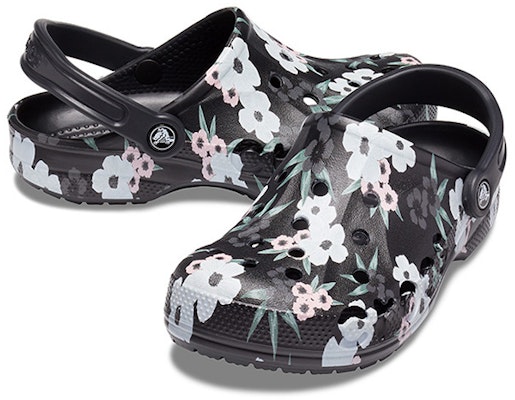 (Women) Crocs Baya Printed Clogs 'Tropical Floral Black' 205839-98F Shop (Women) Crocs Baya Printed Clogs 'Tropical Floral Black' 205839-98F