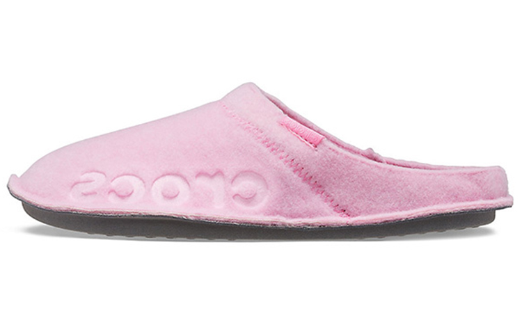 (Women) Crocs Baya Slipper Lightweight Pink Slippers 205917-669