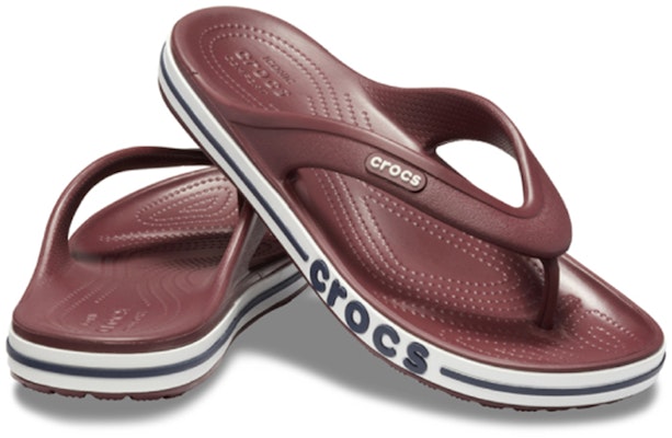(Women) Crocs Bayaband Flip 'Brown' 205393-6RG Shop (Women) Crocs Bayaband Flip 'Brown' 205393-6RG