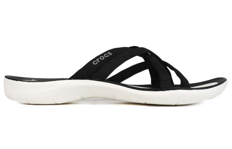 Order (W) Sandales et Claquettes Crocs Plage et Piscine ''Noir Blanc'' 205479-066