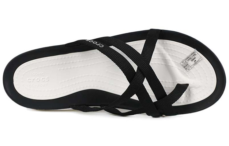 Lookbook (W) Sandales et Claquettes Crocs Plage et Piscine ''Noir Blanc'' 205479-066