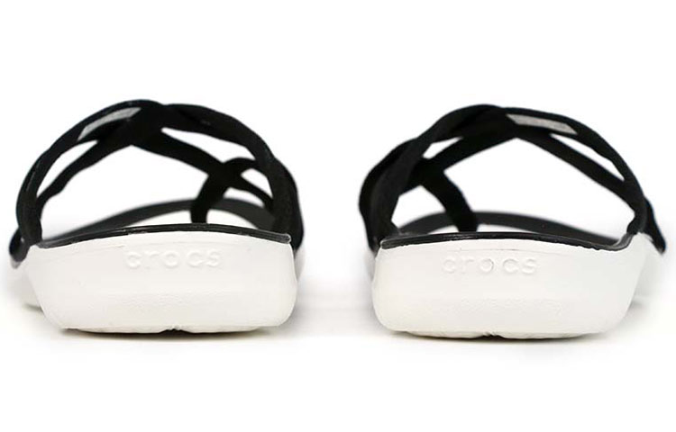 Shop (W) Sandales et Claquettes Crocs Plage et Piscine ''Noir Blanc'' 205479-066