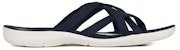 (Women) Crocs Beach & Pool SlidesSlippers 'Dark Blue White' 205479-462