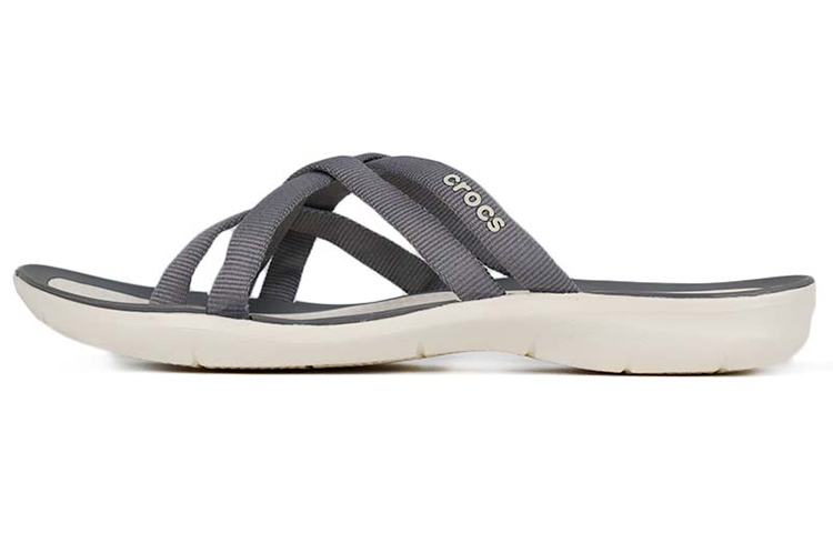 (Women) Crocs Beach & Pool SlidesSlippers 'Grey' 205479-0CT