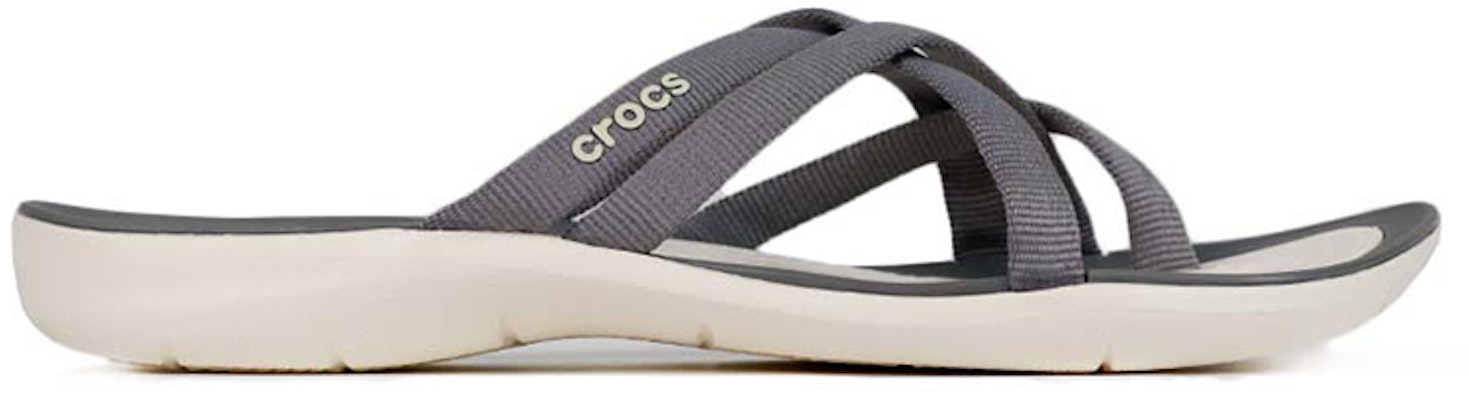 (Women) Crocs Beach & Pool SlidesSlippers 'Grey' 205479-0CT Order (Women) Crocs Beach & Pool SlidesSlippers 'Grey' 205479-0CT