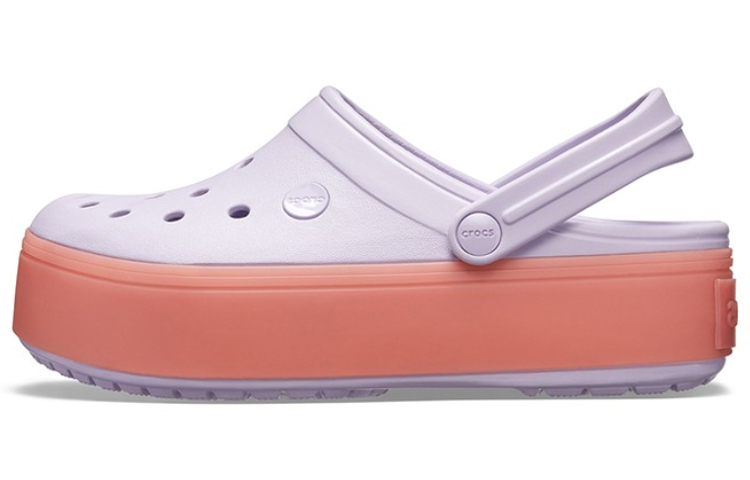 (Women) Crocs Beach Purple Pink Sandals 205434-5P9