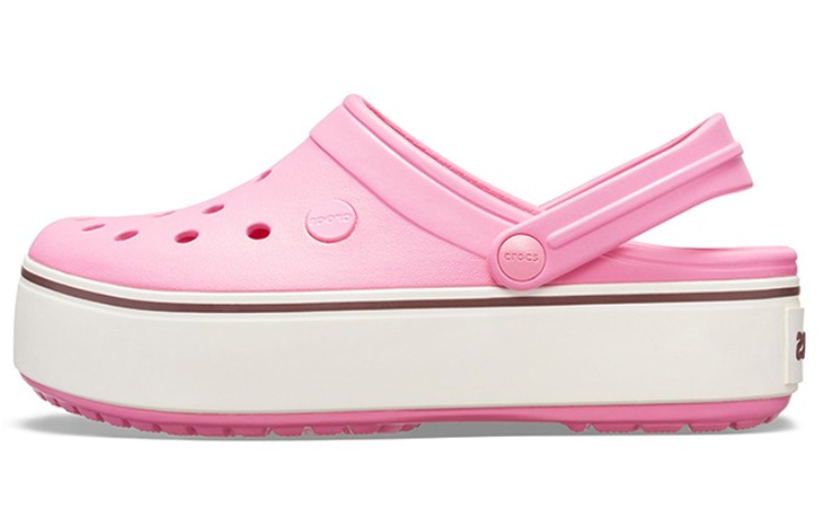 (Women) Crocs Beach Rose Pink Sandals 205434-6QF