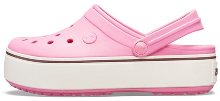 (Women) Crocs Beach Rose Pink Sandals 205434-6QF (Women) Crocs Beach Rose Pink Sandals 205434-6QF