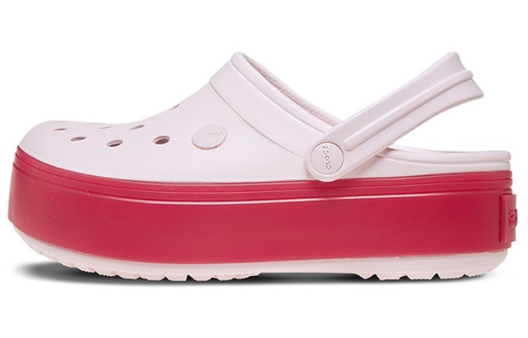 (Women) Crocs Beach Sandals Purple Red 205434-6QB