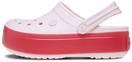 (Women) Crocs Beach Sandals Purple Red 205434-6QB (Women) Crocs Beach Sandals Purple Red 205434-6QB