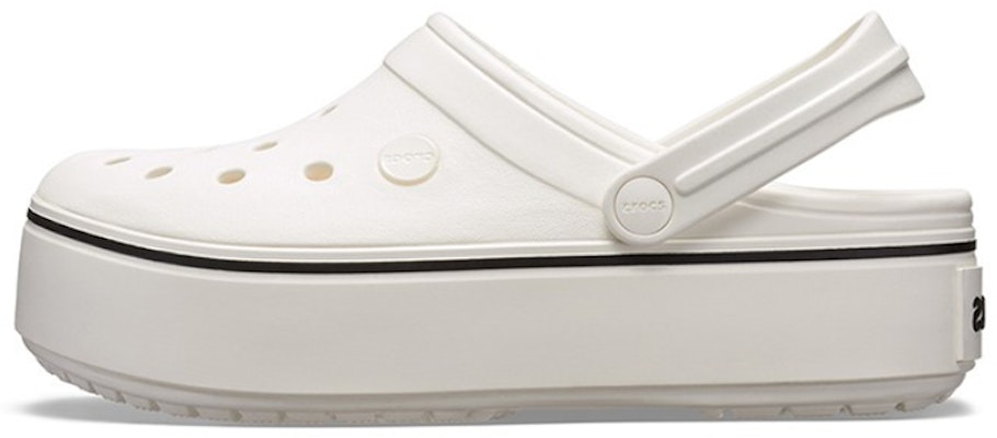 (Women) Crocs Beach White Sandals 205434-143 Buy (Women) Crocs Beach White Sandals 205434-143