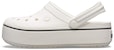 (Women) Crocs Beach White Sandals 205434-143