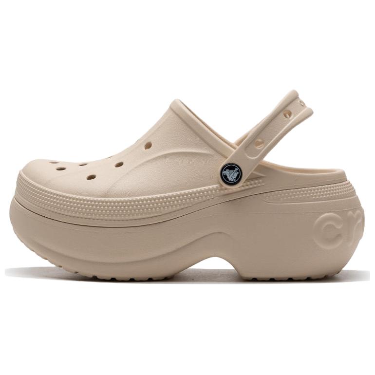 (Women) Crocs Bella Clog Beige Simple Closed-Toe Slip-On Shoes 210062-11S