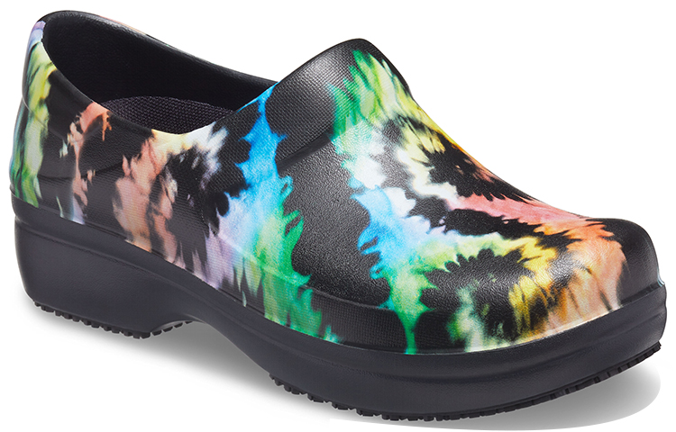 Lookbook (Women) Crocs Bistro Pro II Graphic 'Black Green' 205385-001