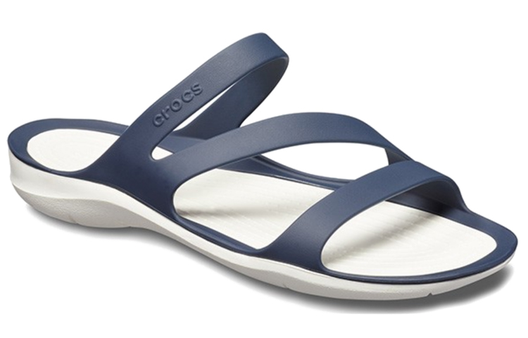 (W) Crocs Blue White Sandals 'Blue White' 圖 2