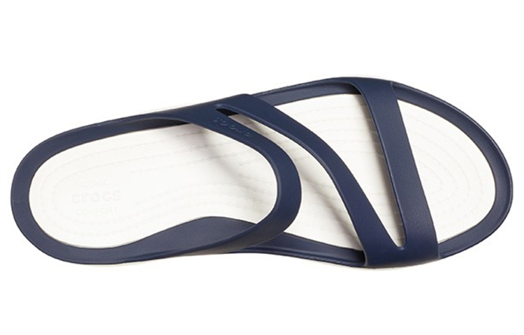 (W) Crocs Blue White Sandals 'Blue White' 圖 4