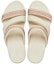 Shop (Women) Crocs Boca Gems Srappy Wedge Sandals 'White Red' 209293