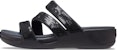 (W) Crocs Boca Strappy Wedge Sandals 'Hitam' 207645-001