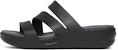 (W) Crocs Boca Strappy Wedge Sandals 'Hitam' 207434-001