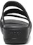 Shop (W) Crocs Boca Strappy Wedge Sandals 'Hitam' 207434-001