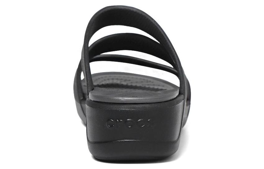 Purchase (W) Crocs Boca Strappy Wedge Sandals ''Zwart'' 207434-001