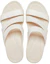 Lookbook Crocs卡駱馳 百搭 一字拖鞋 女款 白色