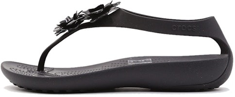 (Women) Crocs Breathable Cozy Lightweight Black Sandals 205600-060 (Women) Crocs Breathable Cozy Lightweight Black Sandals 205600-060