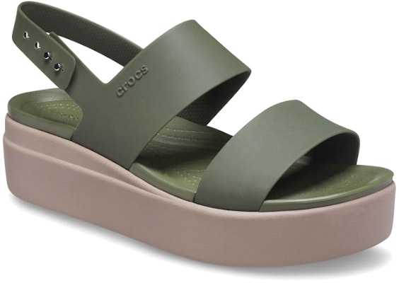 (W) Crocs Brooklyn 'Olive Ringkas' 206453-31G Lookbook (W) Crocs Brooklyn 'Olive Ringkas' 206453-31G